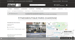 Desktop Screenshot of paris.fitnessboutique.fr