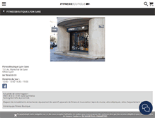 Tablet Screenshot of lyon.fitnessboutique.fr